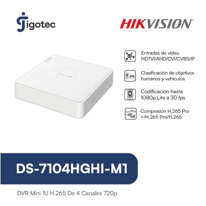 DVR DS-7104HGHI-M1(C) DS-7104HGHI-M1(C) - Imagen 5