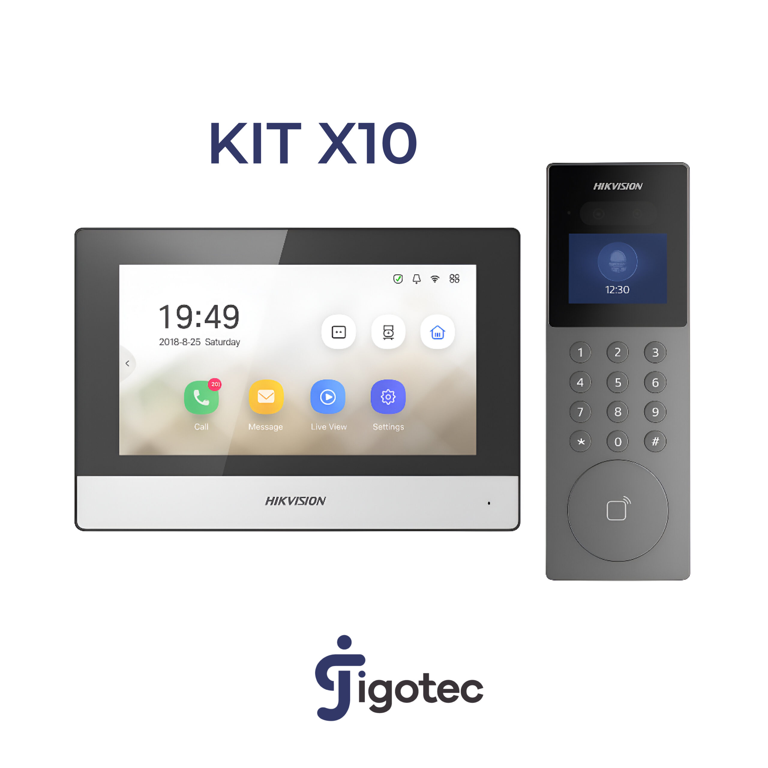KIT 10 VIDEOPORTERO CON APP
